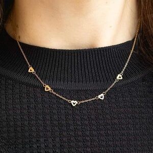 NEW Dainty Gold Heart Necklace